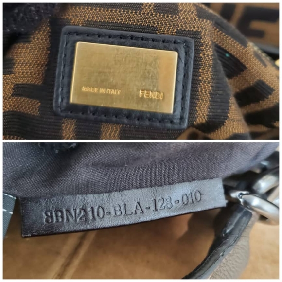 Authentic FENDI Goatskin Zucca Large Peekaboo Iconic Satchel Bag - Picture 3 of 12